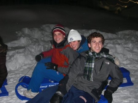 Sledding in the Mountains